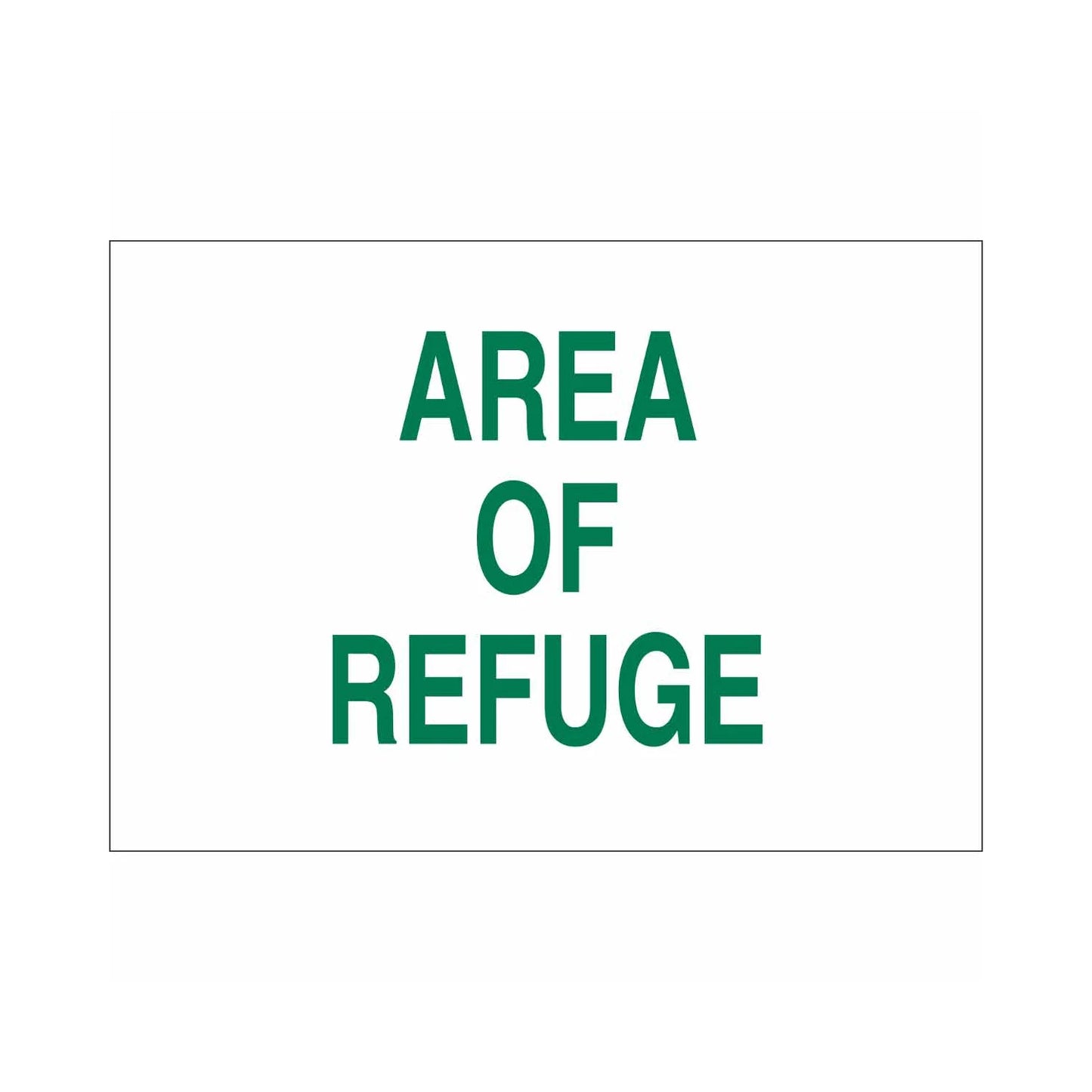 Area Of Refuge Sign
