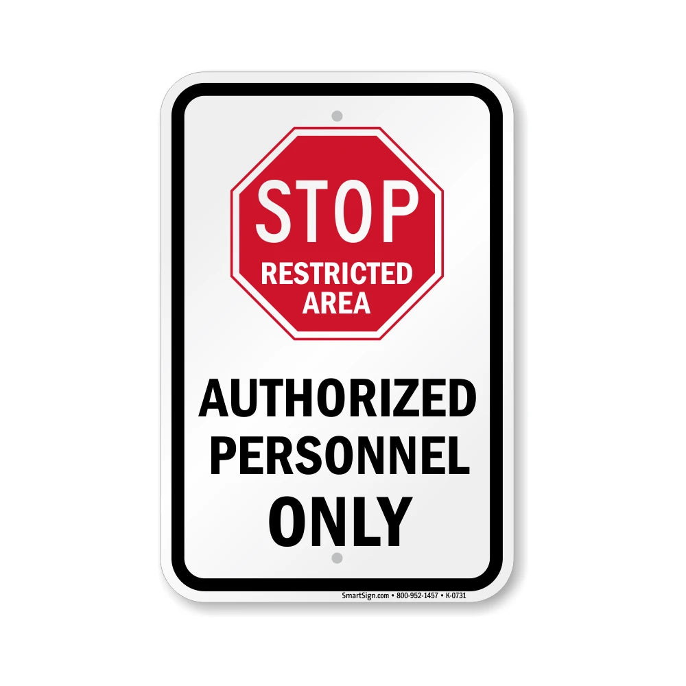Authorized Personnel Only03