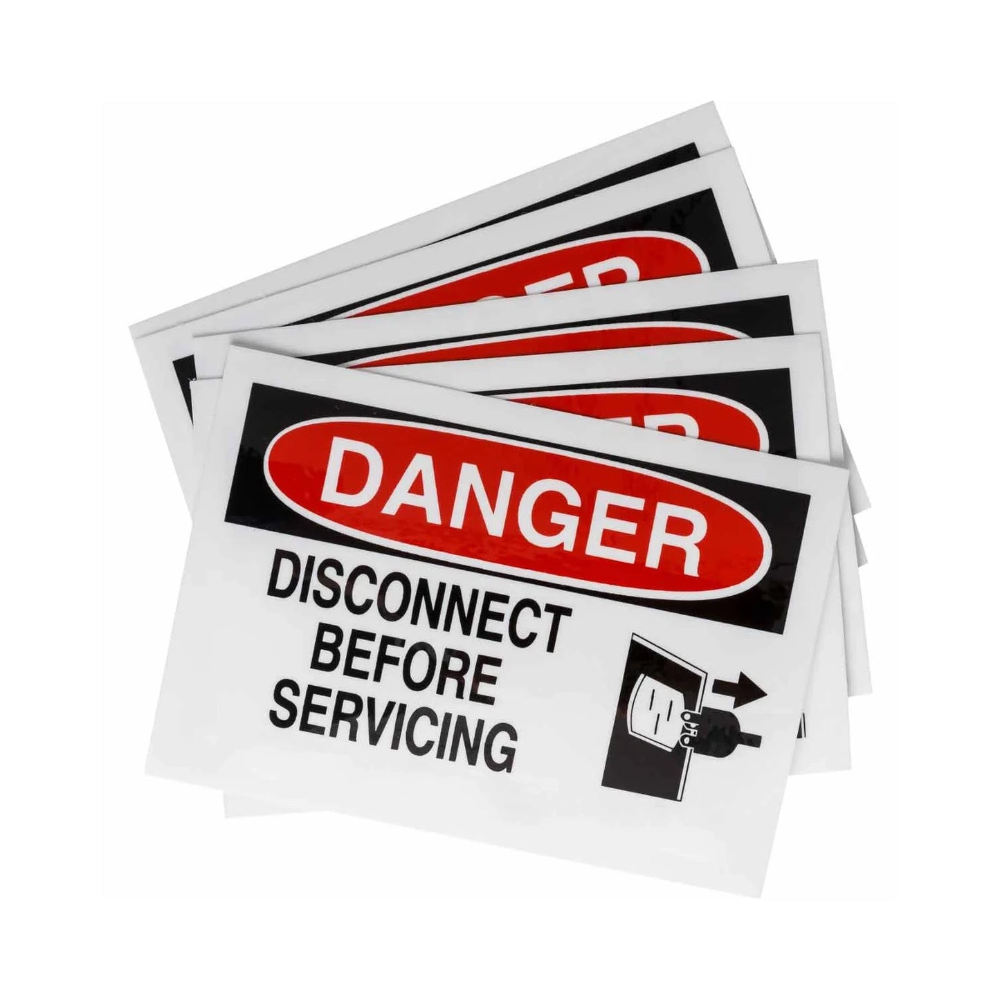 DANGER Disconnect Before Servicing Labels
