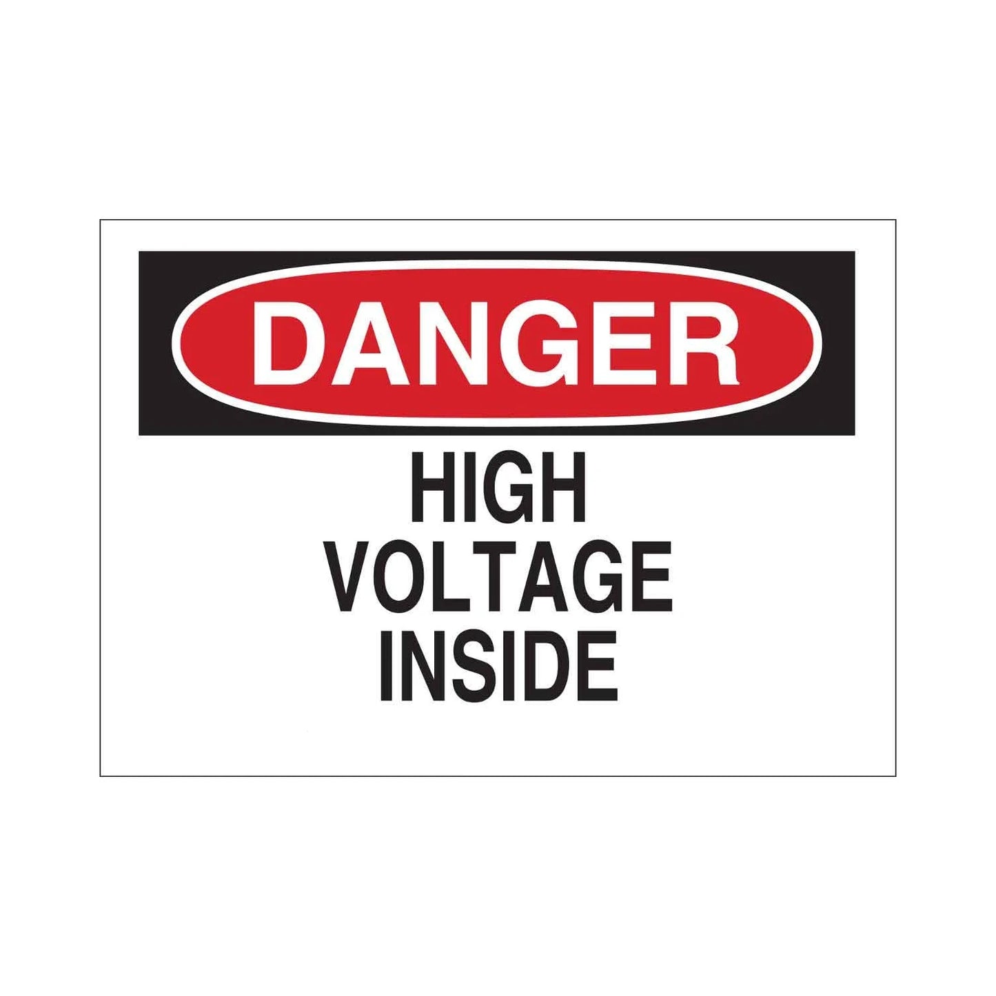 DANGER High Voltage In Sign