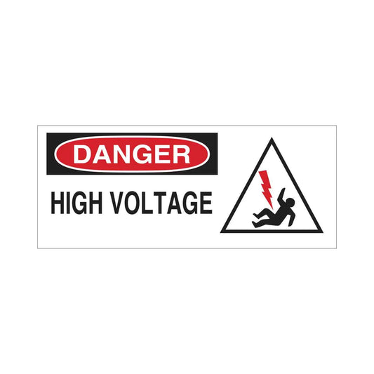 DANGER High Voltage Sign-,