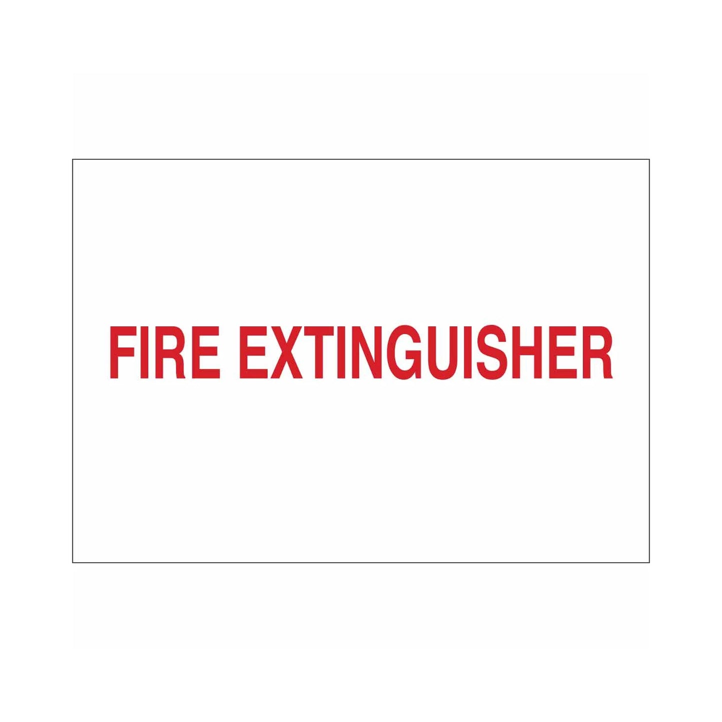 Fire Extinguisher Fire Extinguisher Sign