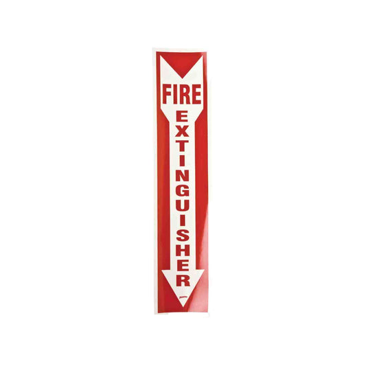 Fire Extinguisher Sign Arrow Down
