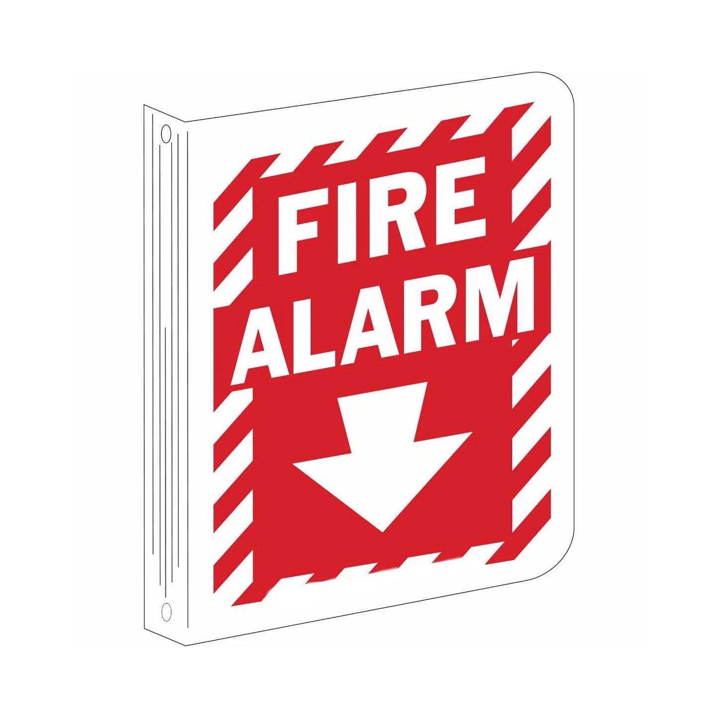 L Fire Alarm Sign