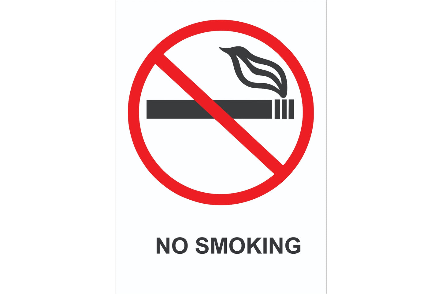 Signage - No Smoking "Style 1"