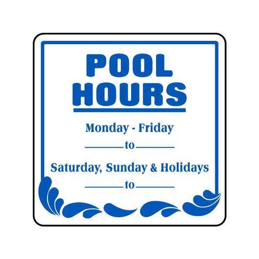 Pool Hours Sign01