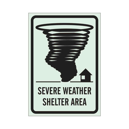 Severe Weather Shelter Area Sign 02